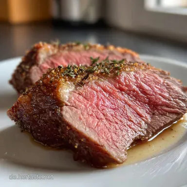 Roastbeef im Backofen: Saftig & Rosa in 2h 5min Rezeptkarte