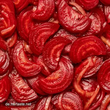 Rote Bete Einkochen f&uuml;r 6 Gl&auml;ser Rezeptkarte