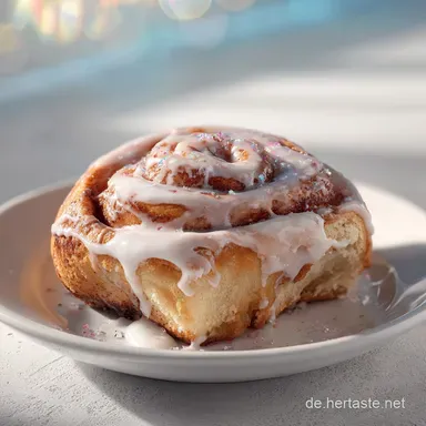 Zimtschnecken: Saftiges Rezept f&uuml;r 12 St&uuml;ck mit Frischk&auml;se Frosting Rezeptkarte