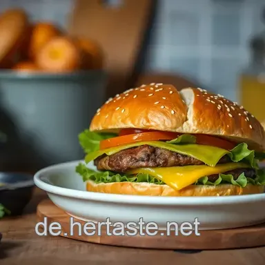Saftiger Hamburger mit hausgemachtem Brioche-Br&ouml;tchen &ndash; Ein Familienliebling