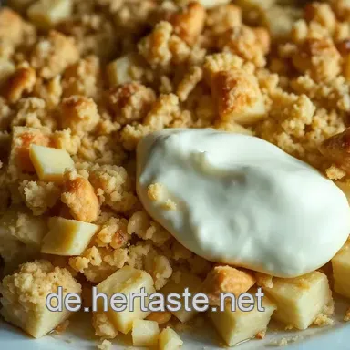 Omas Saftiger Pfirsich-Crumble &ndash; unglaublich saftig und
