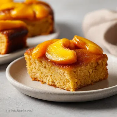 Pfirsichkuchen in 60 Minuten Rezeptkarte