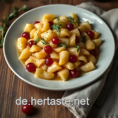 Saftiger Rehr&uuml;cken: Mein Geheimrezept f&uuml;r die perfekte Rotwein-Preiselbeersauce Rezeptkarte