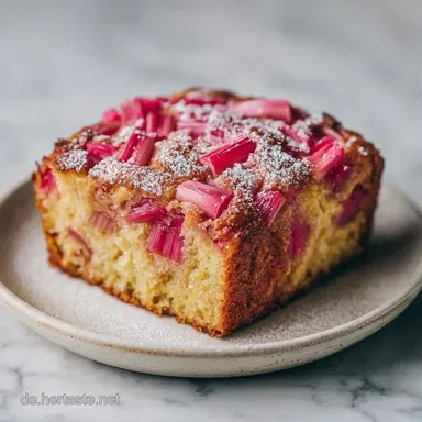 Rhabarberkuchen: Saftig In 55 Minuten Rezeptkarte