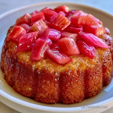 Rhabarberkuchen in 65 Minuten Rezeptkarte