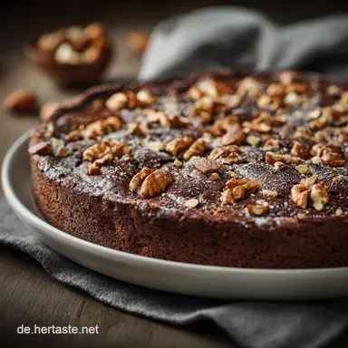 Schoko Nuss Becherkuchen: Omas einfaches Rezept ohne Waage immer saftig!