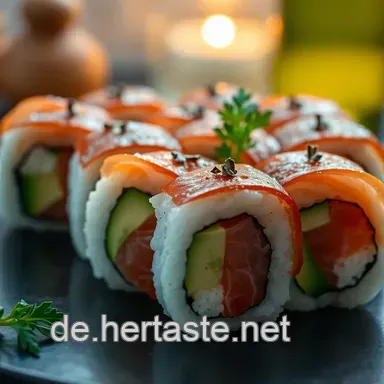 K&ouml;stliche Sake Maki: Mein Geheimrezept f&uuml;r Lachs-Maki-Rollen