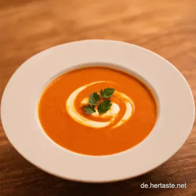 Cremige Tomatencremesuppe Rezept Mein Familienliebling Rezeptkarte