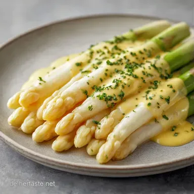 Sauce Hollandaise Spargel in 20 Minuten Rezeptkarte