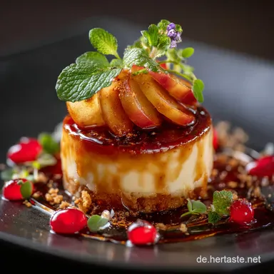 Schichtdessert mit karamellisierten &Auml;pfeln Das beste Herbst Dessert Rezeptkarte