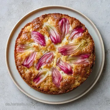 Schmandkuchen mit Rhabarber: Samtig Rezeptkarte