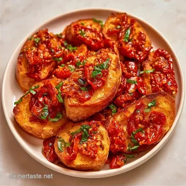 Crostini Mit Getrockneten Tomaten: Knusprig