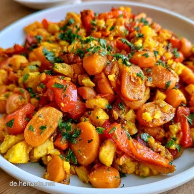 Schnelle Gem&uuml;sepfanne mit Kurkuma in 35 Min Rezeptkarte