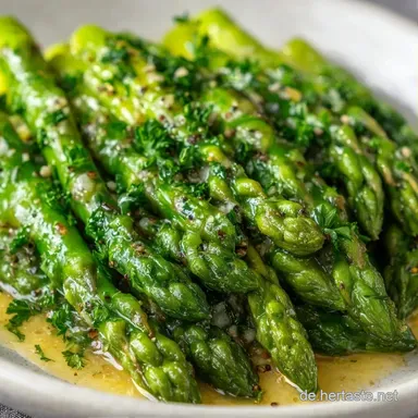 Spargel mit Butter in 15 Minuten Rezeptkarte
