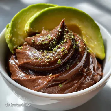 SchokoAvocadoCreme: Seidig Zuckerfrei in 15 Min Rezeptkarte