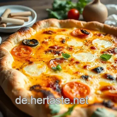 Vegetarischer Flammkuchen Rezept: Sommerlich leicht & knusprig! Rezeptkarte