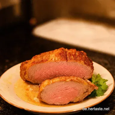 Rehbraten zubereiten wie Oma So wird er butterweich Rezeptkarte