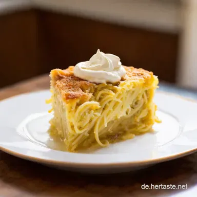 Spaghettieis Kuchen mit Mascarpone Mein EisdielenTraum Rezeptkarte