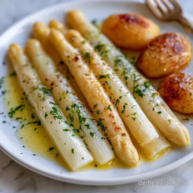Spargel mit Salzkartoffeln in 45 Minuten Rezeptkarte