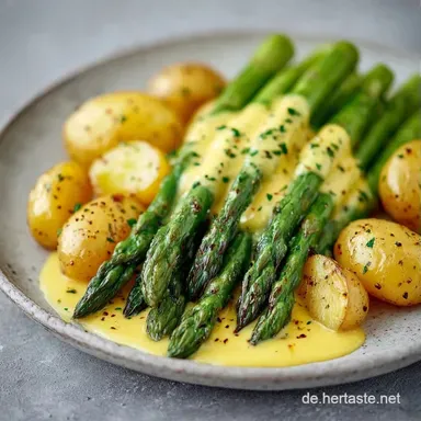 Spargel Mit Sauce Hollandaise: 35 Min Rezeptkarte