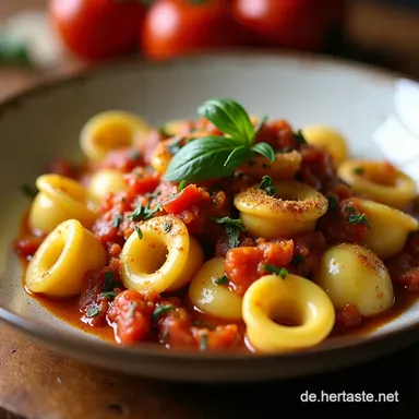 Tortellini Spinat Auflauf mit Tomaten Mein Bella Italia Geheimnis Rezeptkarte