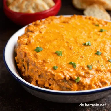 Super Bowl Touchdown Rezept Buffalo Chicken Dip Deluxe Rezeptkarte