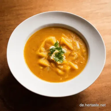 S&uuml;&szlig;kartoffelsuppe Rezept Einfach Soulfood wie bei Oma Rezeptkarte