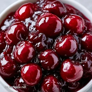 S&uuml;&szlig;kirschenmarmelade in 35 Minuten Rezeptkarte