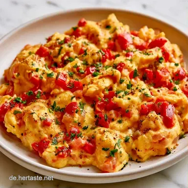 TexMex R&uuml;hreier in 15 Minuten Rezeptkarte