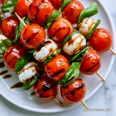Tomaten Mozzarella Spiesse in 10 Minuten
