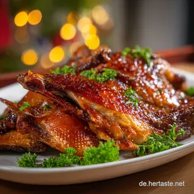Ente im Backofen: Traditionell Knusprig f&uuml;r 4 Personen