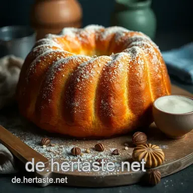 Traditioneller Gugelhupf: Ein Klassiker in neuen gugelhupf formen Rezeptkarte