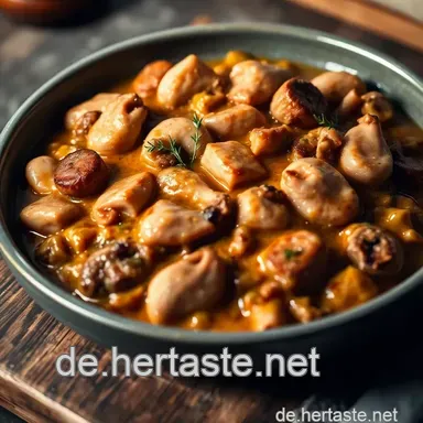 Traditionelles Ragout Fin: Ein Festmahl f&uuml;r besondere Anl&auml;sse! Rezeptkarte