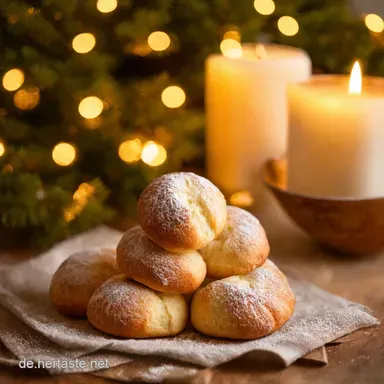 Vanillekipferl Rezept Omas beste Weihnachtspl&auml;tzchen selber backen Rezeptkarte