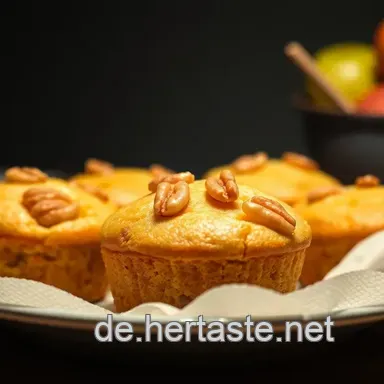 Saftige vegane Apfelmuffins mit Zimt und Waln&uuml;ssen &ndash; Einfaches Rezept