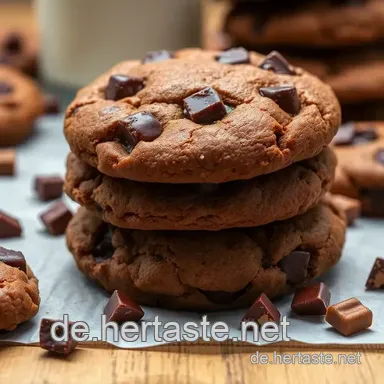 Vegane Chocolate Chunk Cookies: So gut wie von Oma! Rezeptkarte