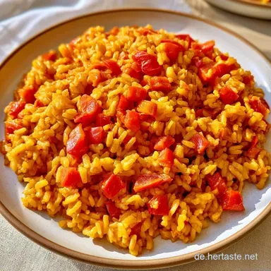 Vegane Gem&uuml;sePaella f&uuml;r 4 Portionen Rezeptkarte