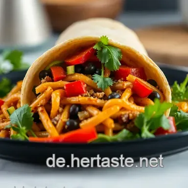 Leckeres burrito rezept vegetarisch: Einfach und Aromatisch! Rezeptkarte