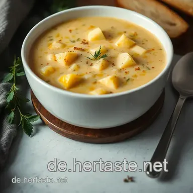 W&auml;rmende Kartoffel-Blumenkohlsuppe: Ein herzhaftes Rezept f&uuml;r kalte Tage Rezeptkarte