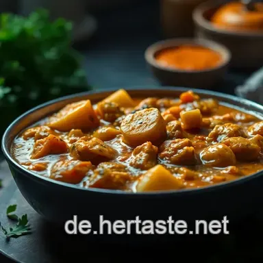 W&uuml;rziges indisches vegetarisches Curry: Ein einfaches Rezept f&uuml;r die ganze Familie