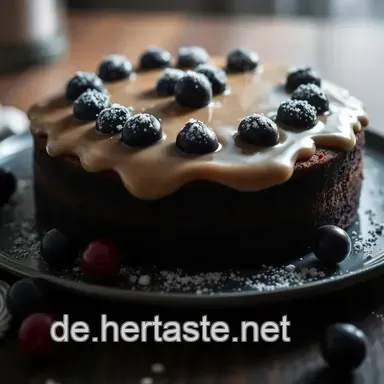 Zarter Schokoladen-Veganer Kuchen mit Himbeer-Topping &ndash; Ein Genuss f&uuml;r alle! Rezeptkarte