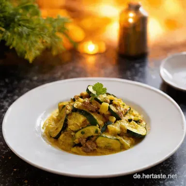 Gef&uuml;llte Zucchini mit Hackfleisch Omas Rezept neu entdeckt Rezeptkarte
