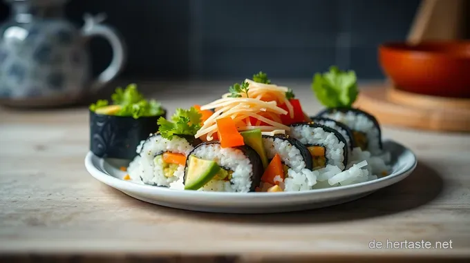 Buntes Veggie-Sushi: Frisch und Lecker Selbstgemacht