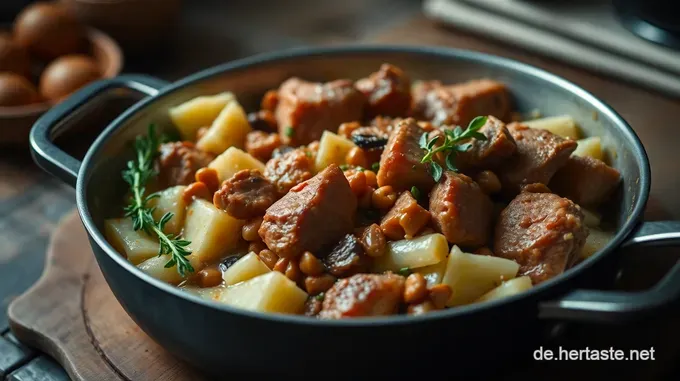 Deftige Weißkohl-Hackfleisch-Pfanne – ein gemütliches Gericht