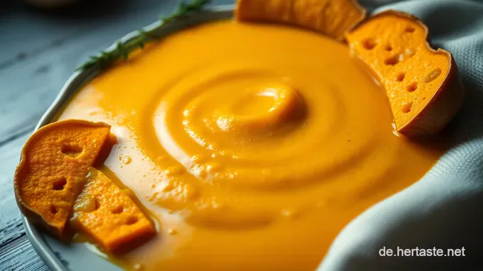 Köstliche Butternut-Kürbissuppe für die Herbstzeit