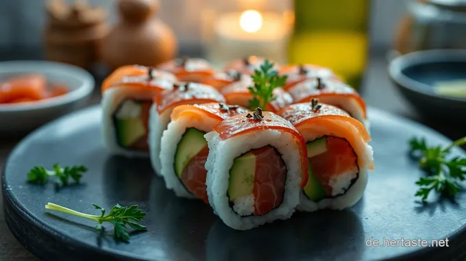 Sake Maki: Köstliche Lachs-Maki-Rollen