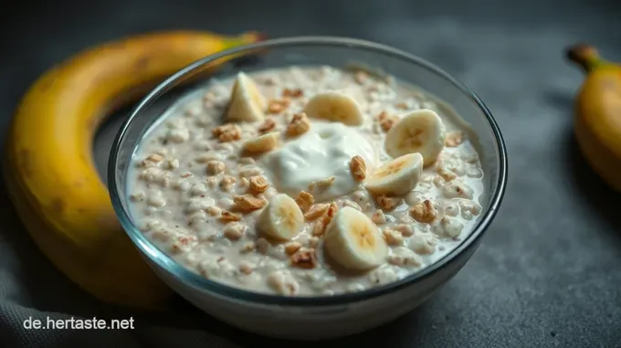 Übernacht-Haferflocken mit Joghurt: Ein einfaches Frühstück voller Geschmack!