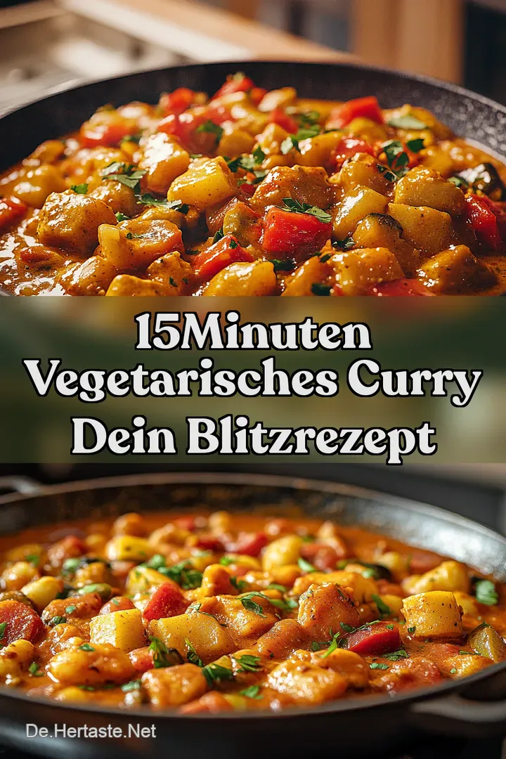 15Minuten Vegetarisches Curry Dein BlitzRezept