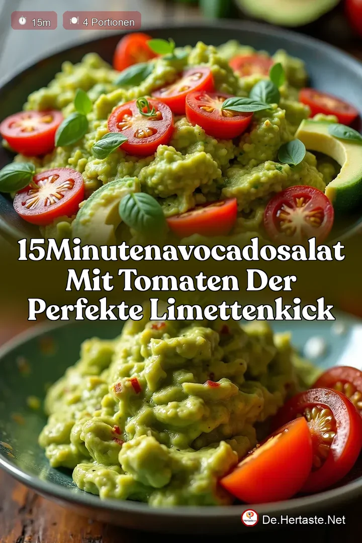 15MinutenAvocadosalat mit Tomaten Der perfekte LimettenKick