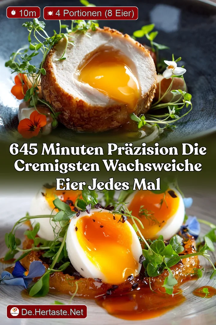 645 Minuten Pr&auml;zision Die cremigsten Wachsweiche Eier Jedes Mal